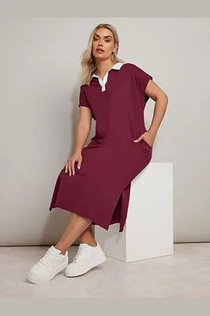 Yours Curve Rugby Collar Dress