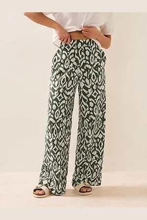 PixieGirl Petite Abstract Wide Leg Trouser