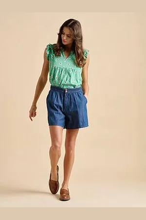 Brakeburn Wood Block Floral Vest