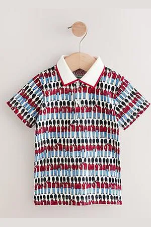 Cath Kidston Boys Soldiers Short Sleeve Polo Shirt