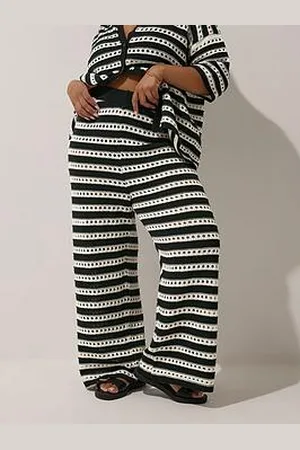 Yours Curve Wide Leg Knitted Trouser