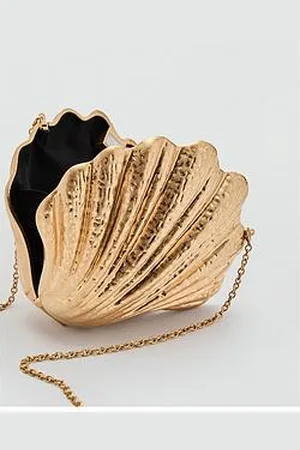 MANGO Shell Design Clutch Bag