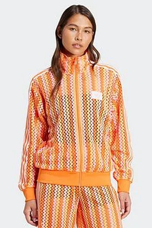 adidas Womens Summer Glow Firebird Track Top
