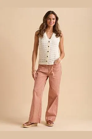 Brakeburn Stripe Straight Leg Jeans