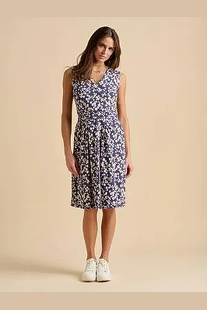 Brakeburn Floating Daisy Knee Length Dress