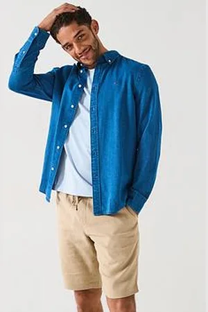 Tommy Hilfiger Regular Fit Chambray Long Sleeve Shirt