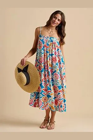 Brakeburn Full Bloom Midi Dress
