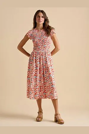 Brakeburn Spring Vine Midi Dress