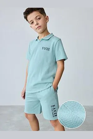 Ted Baker Boys 2 Piece Polo Shirt And Shorts Set