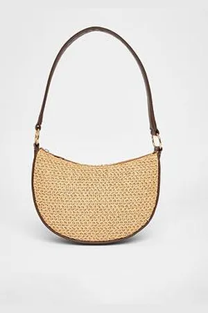 Quiz Woven Shoulder Bag