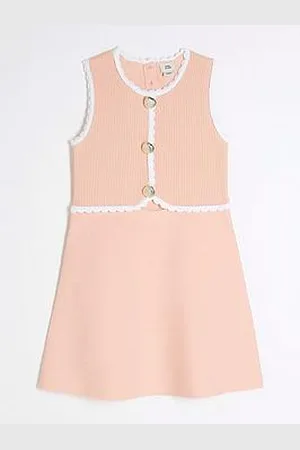 River Island Older Girl Knitted Shell Dress