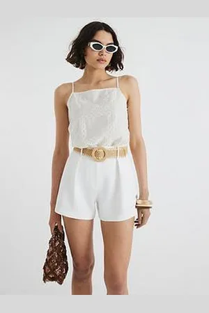 River Island Structured Belted Short