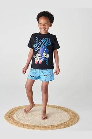 Brand Threads Sonic The Hedgehog Boys Short Pyjama Set