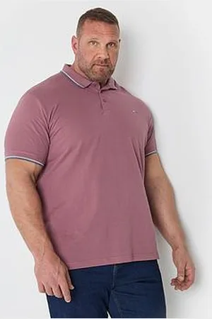 BAD RHINO Pique Tipped Polo Shirt
