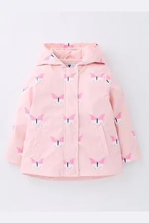 Very Girls Fleece Lined Butterfly Rain Mac