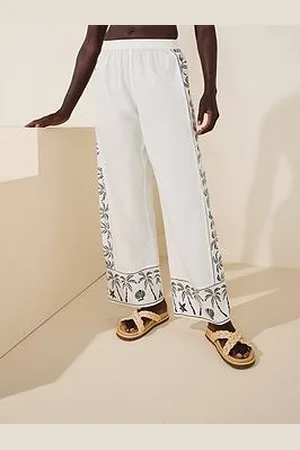 Very Border Print Beach Trouser
