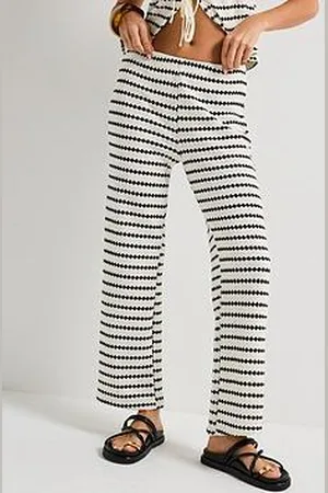 ONLY Leva Stripe Wide Leg Pant