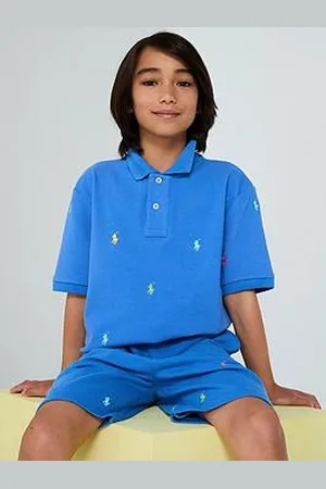 Ralph Lauren Boys All Over Pony Short Sleeve Polo Shirt
