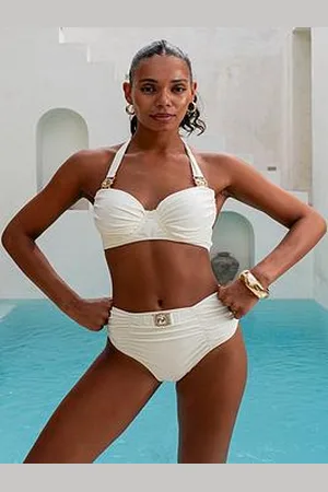 Moda Minx Amour Push Up Bikini Top - Coconut