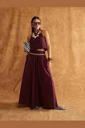River Island Poplin Maxi Skirt