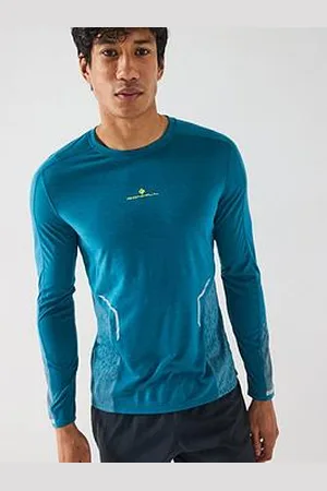 RonHill Mens Tech Reflect Running Long Sleeve Tee