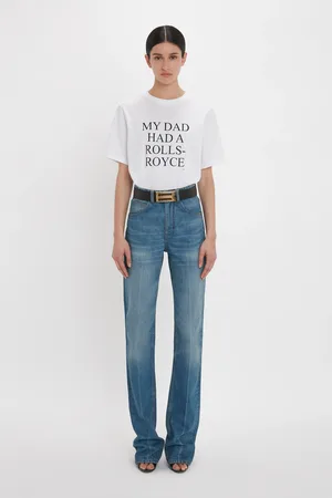 Victoria Beckham Julia Jean In Broken Vintage Wash 32
