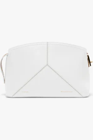Victoria Beckham Victoria Clutch Bag In Grained Leather