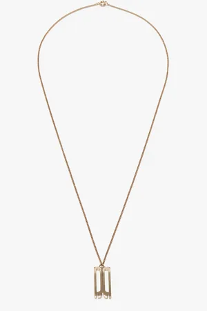 Victoria Beckham Exclusive Frame Necklace In Gold
