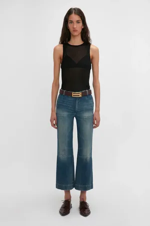 Victoria Beckham Lightweight Tank Top In S