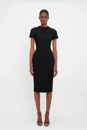 Victoria Beckham Fitted T-Shirt Dress In 6