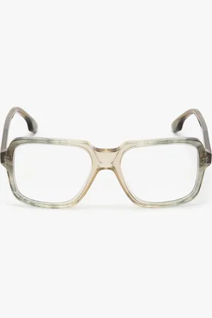 Victoria Beckham Oversized Square Opticals In Vintage Shaded