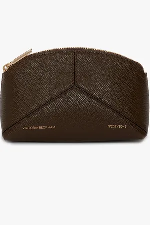 Victoria Beckham Victoria Mini Travel Pouch In Leather