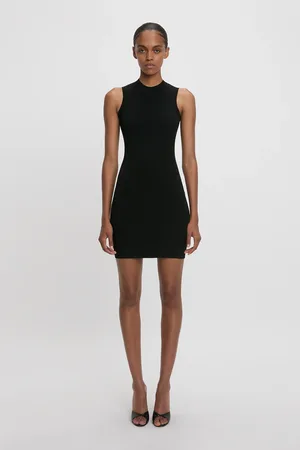 Victoria Beckham Fitted Mini Dress In 10