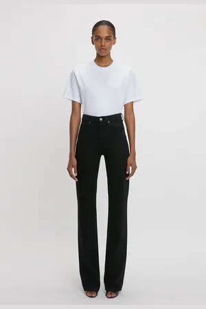 Victoria Beckham Julia High Waisted Jean In Washed 32