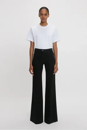 Victoria Beckham Alina High Waisted Jean In Washed 30R