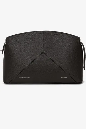 Victoria Beckham Victoria Clutch Bag In Grained Leather