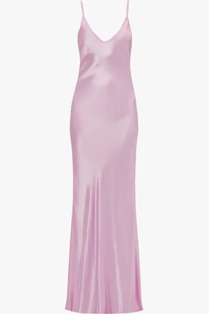 Victoria Beckham Low Back Cami Floor-Length Dress 12