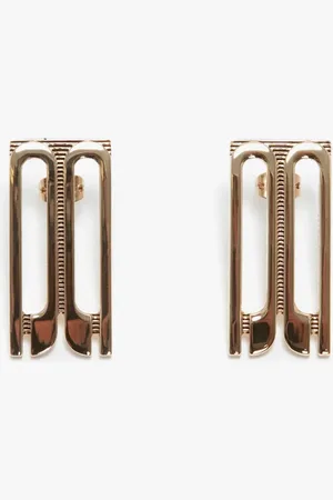 Victoria Beckham Frame Stud Earrings In