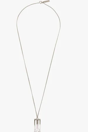 Victoria Beckham B Frame Necklace In