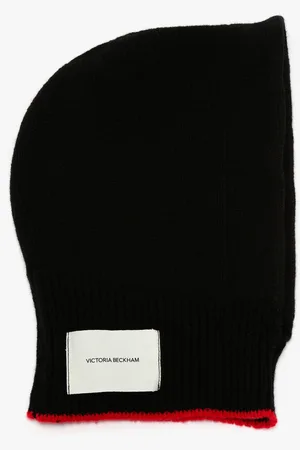 Victoria Beckham Knitted Hood In -Red