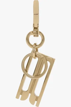Victoria Beckham B Charm Keyring In Gold