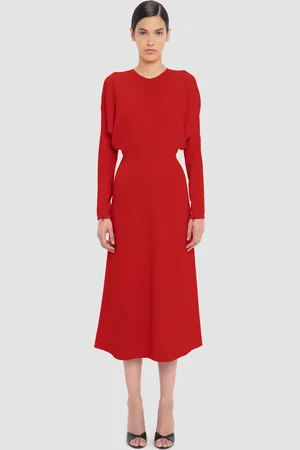 Victoria Beckham Dolman Midi Dress In 6