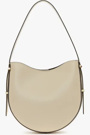 Victoria Beckham Medium Dia Hobo Bag In Ivory Smooth Leather