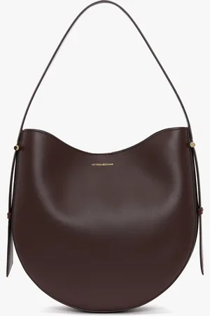 Victoria Beckham Dia Hobo Bag In Burgundy Smooth Leather