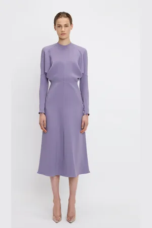 Victoria Beckham Dolman Midi Dress In 8