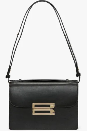 Victoria Beckham Dorian Bag In Black Smooth Leather