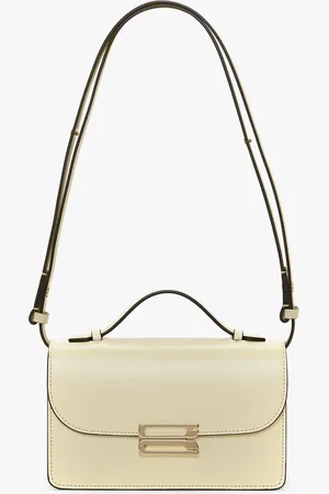 Victoria Beckham Mini Dorian Bag In Ivory Smooth Leather