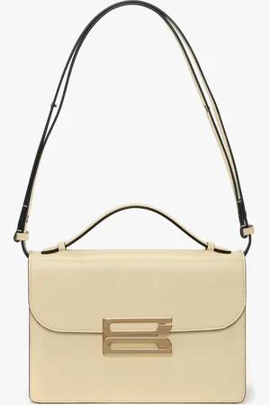Victoria Beckham Dorian Bag In Ivory Smooth Leather