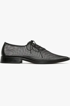 Victoria Beckham Mesh Lace Up In Black 37.5