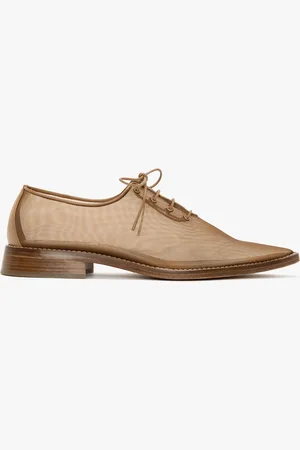 Victoria Beckham Mesh Lace Up In Tan 41